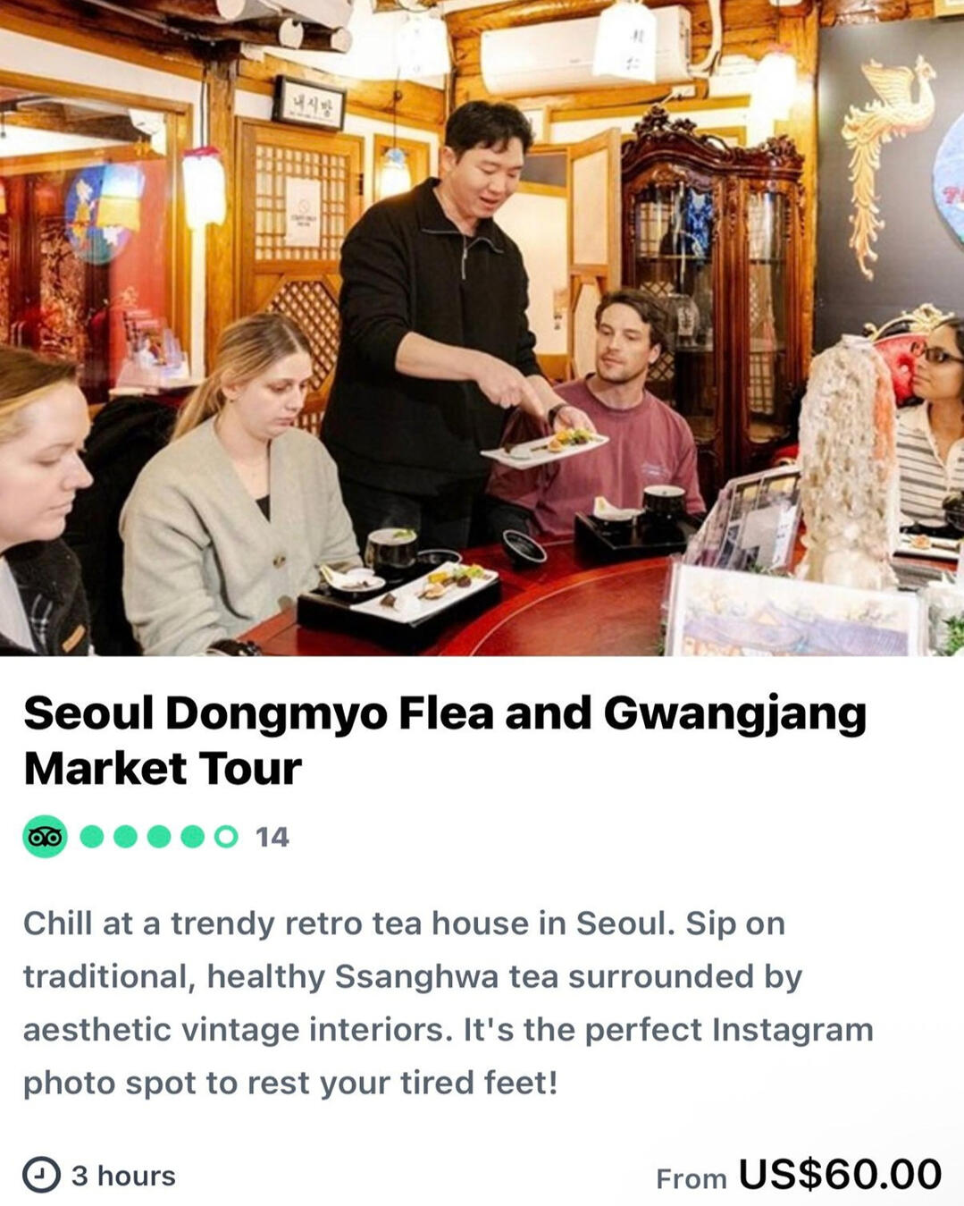 Seoul Dongmyo Flea and Gwangjang Market Tour