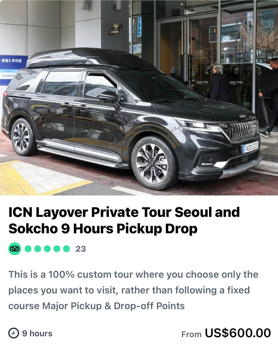 ICN Layover Private Tour Seoul and Sokcho 9 Hours Pickup Drop ICN Layover Private Tour Seoul and Sokcho 9 Hours Pickup Drop